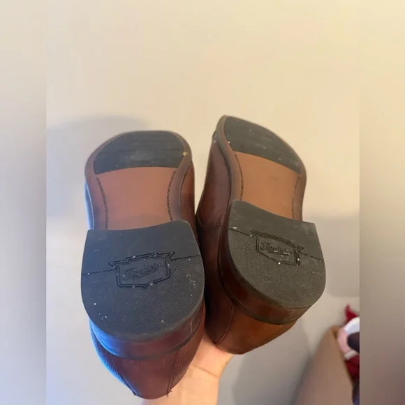 Florsheim Brown Leather Cap Toe Oxford Dress Shoes Size 12 - Picture 3 of 4